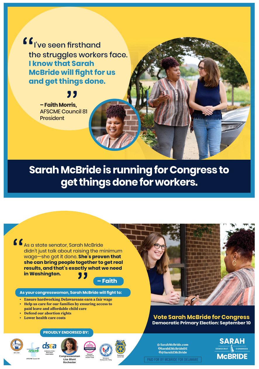 Sarah McBride Mail Piece